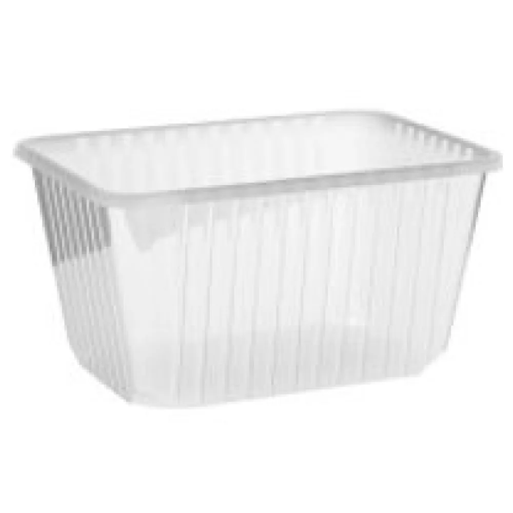 Rechteckschalen klar 1500 ml (PP), 50 Stk. – Bild 3