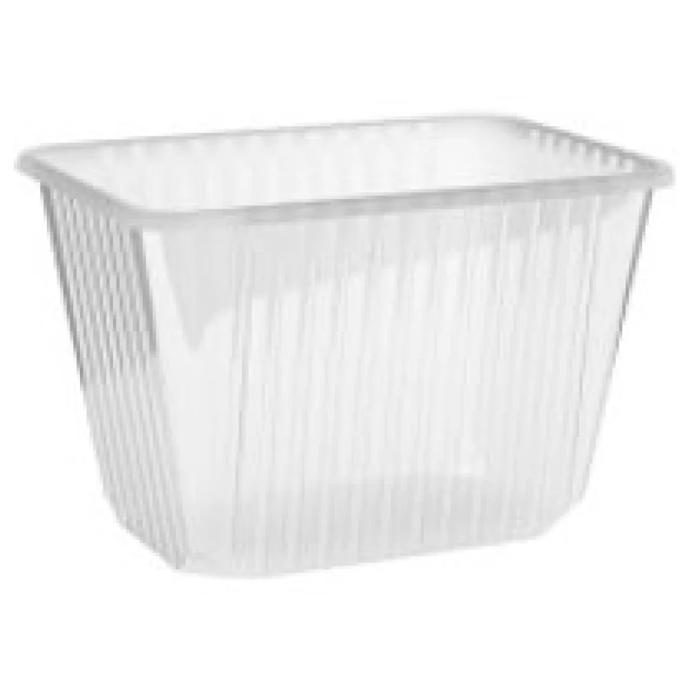Rechteckschalen klar 2000 ml (PP), 50 Stk. – Bild 3
