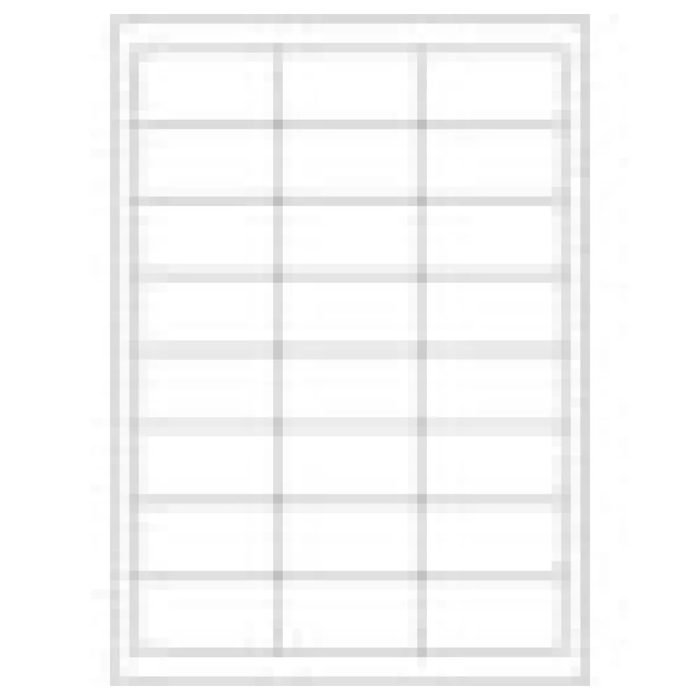 Etiketten Labels selbstklebend weiß 64.6 x 33.8mm auf DIN A4, 2400 Stk. – Bild 4