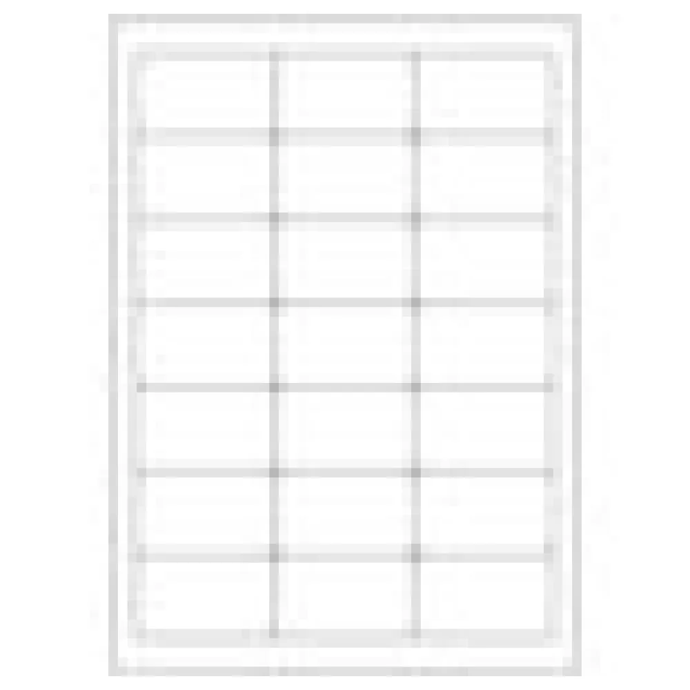 Etiketten Labels selbstklebend weiß 63.5 x 38.1mm auf DIN A4, 2100 Stk. – Bild 4