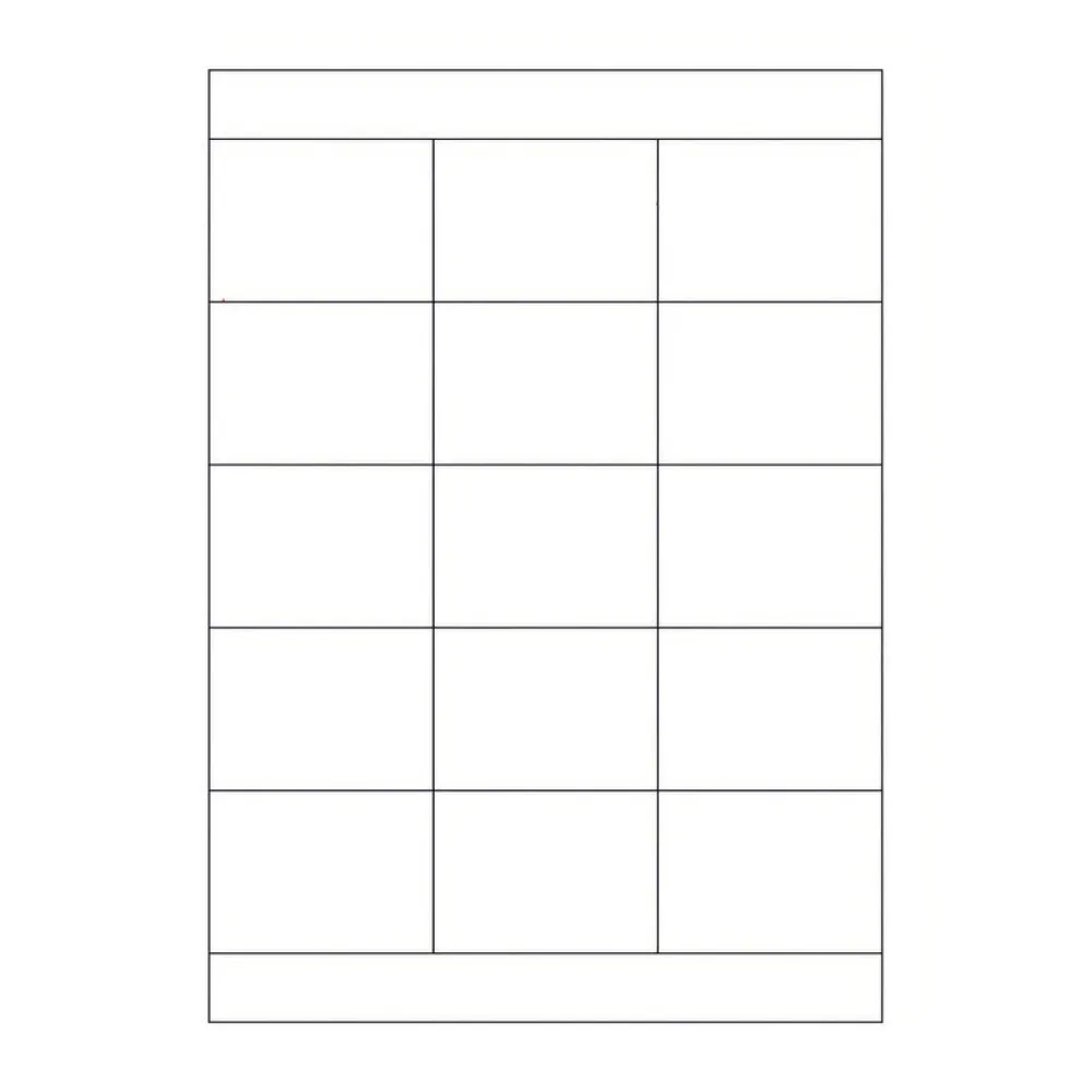 Etiketten Labels selbstklebend weiß 70 x 50.8mm auf DIN A4, 1500 Stk. – Bild 2