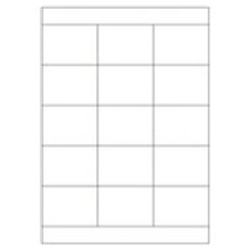 Etiketten Labels selbstklebend weiß 70 x 50.8mm auf DIN A4, 1500 Stk. – Bild 3