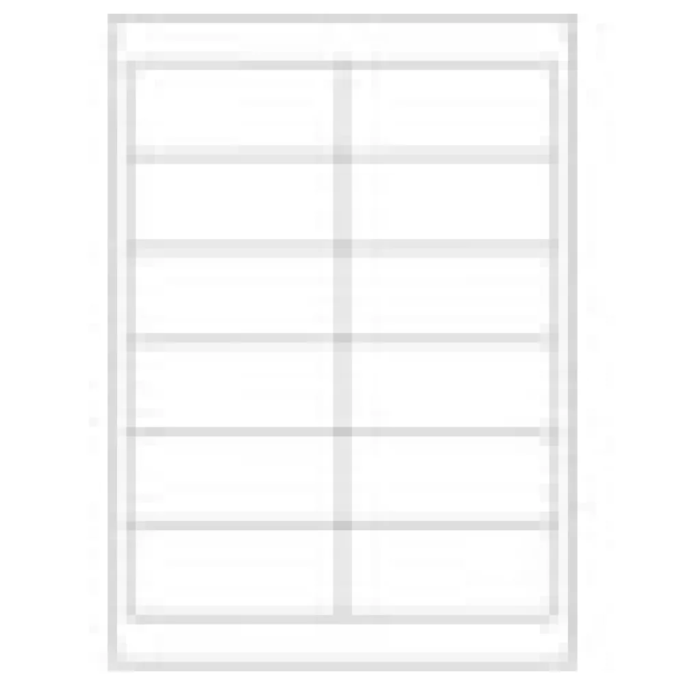 Etiketten Labels selbstklebend weiß 97 x 42.3mm auf DIN A4, 1200 Stk. – Bild 4