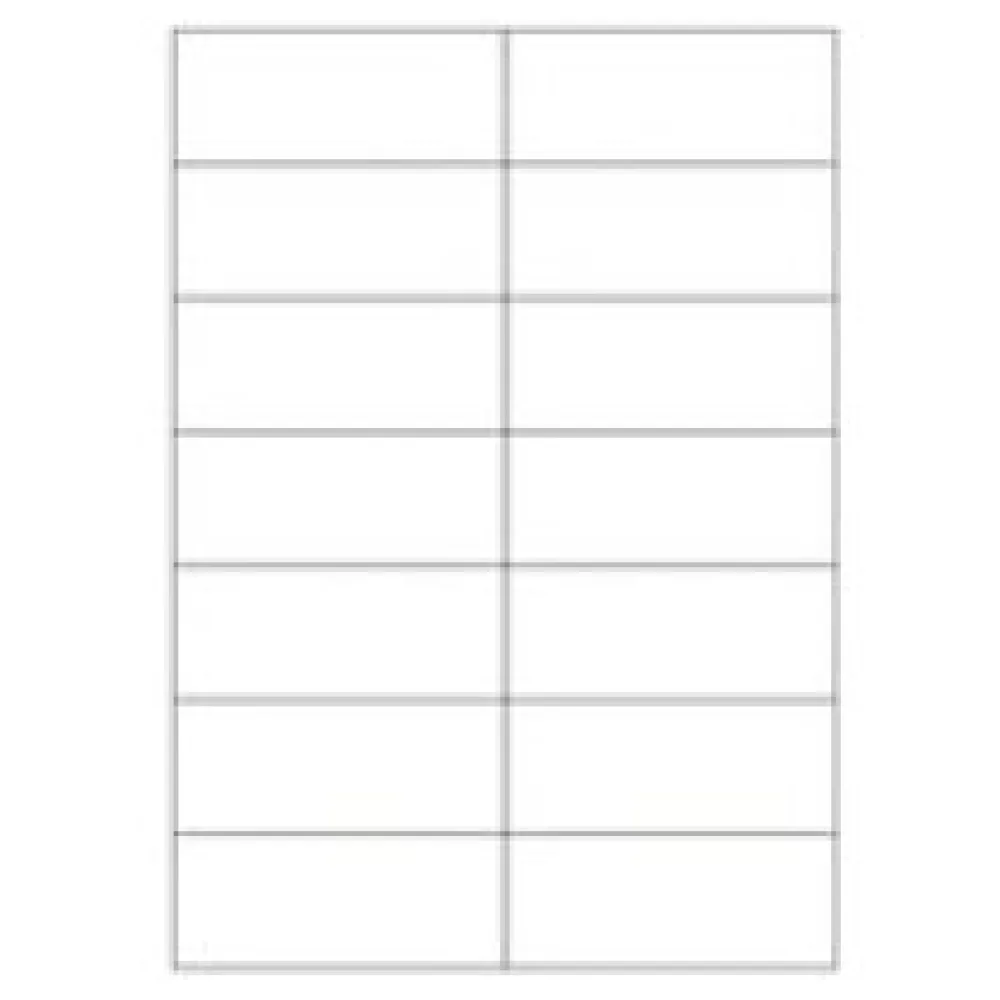 Etiketten Labels selbstklebend weiß 105 x 42.3mm auf DIN A4, 1400 Stk. – Bild 3