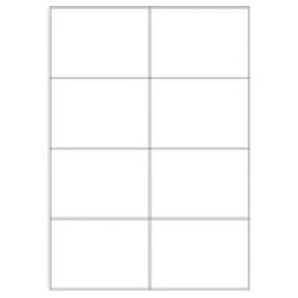 Etiketten Labels selbstklebend weiß 105 x 74mm auf DIN A4, 800 Stk. – Bild 3