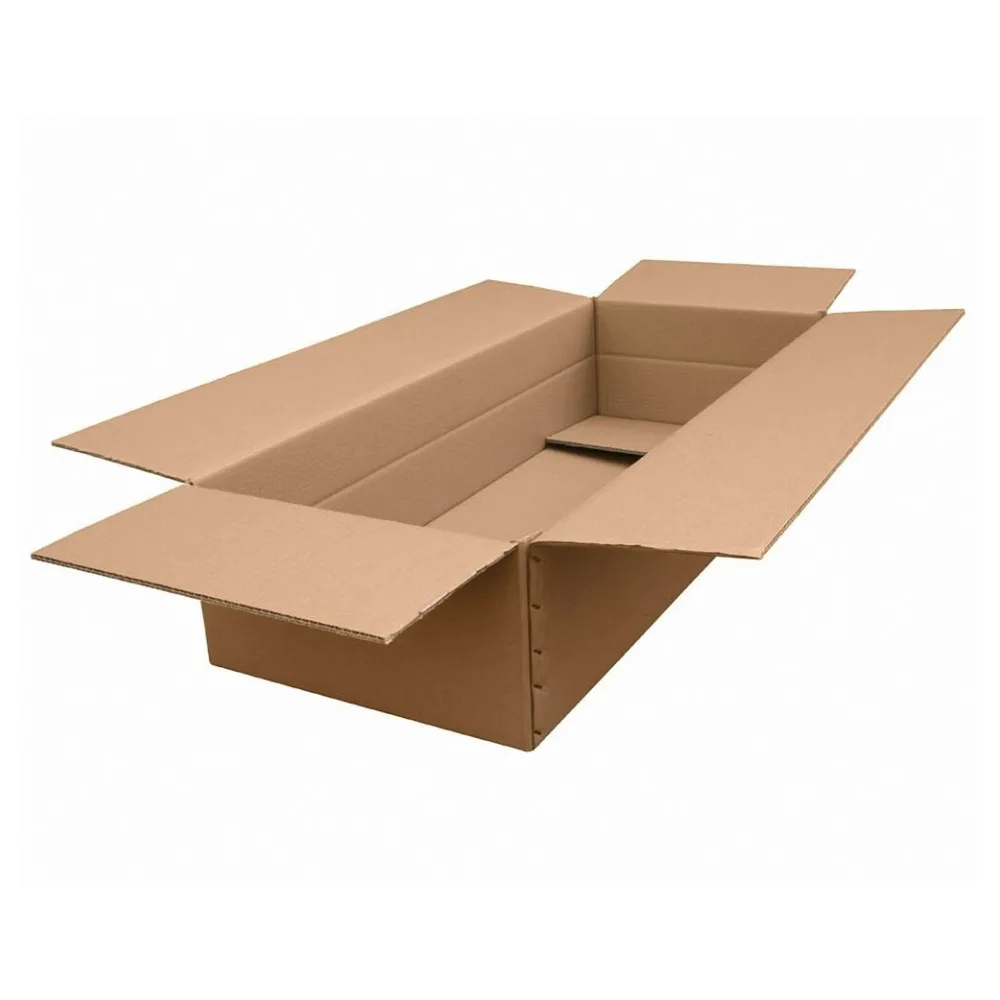 Faltkarton 1000x400x(100)-210mm (Außenmaß) mit variabler Höhe 2-wellig braun – Bild 2