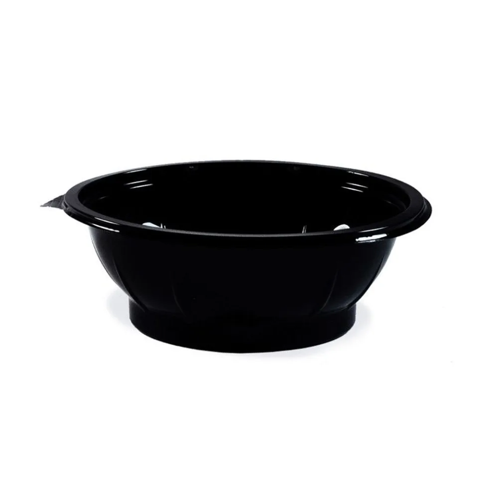 Salatschalen rund O 17,6 x 5,9 cm schwarz 600 ml (PET), 50 Stk. – Bild 2