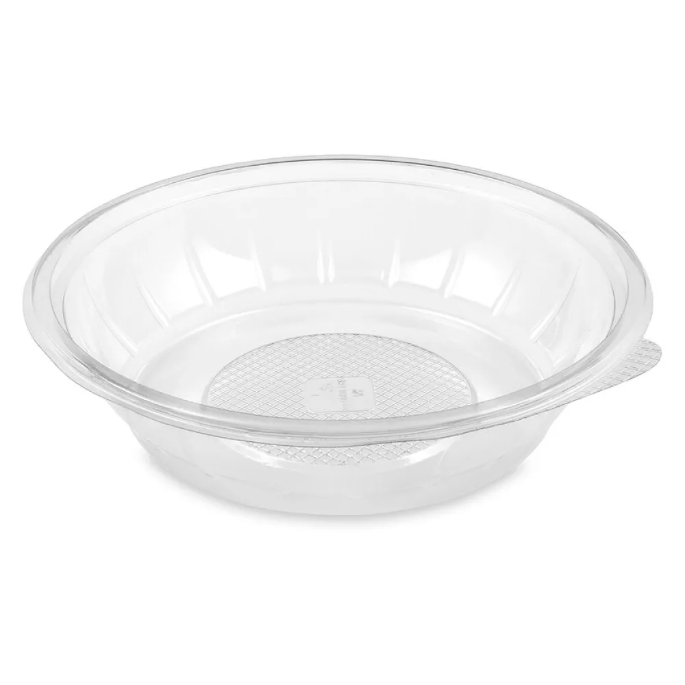 Salatschalen rund O 23 x 5,1 cm klar 1000 ml (PET), 50 Stk. – Bild 2