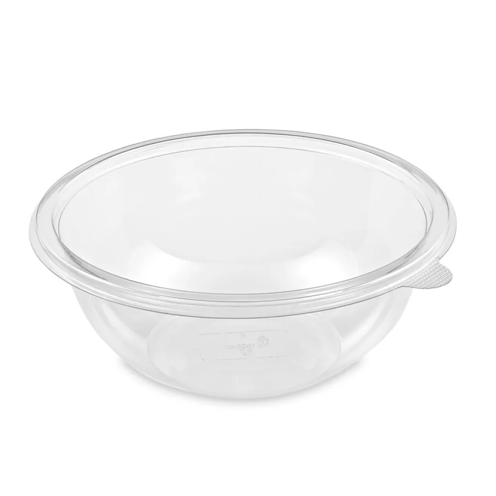 Salatschalen rund O 19,9 cm PREMIUM klar 1000 ml (PET), 50 Stk. – Bild 2