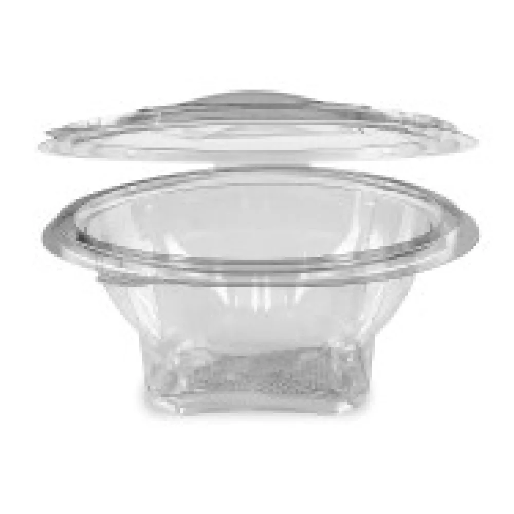 Rundbecher klar mit Deckel 500 ml (PET), 50 Stk.