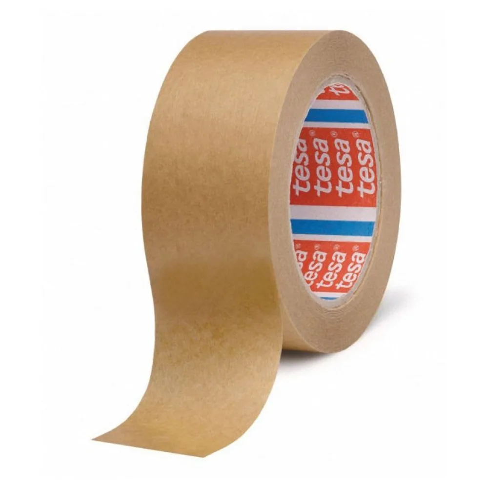 Papierklebeband tesapack 4313 lösungsmittelfrei 50mm x 50m braun – Bild 2