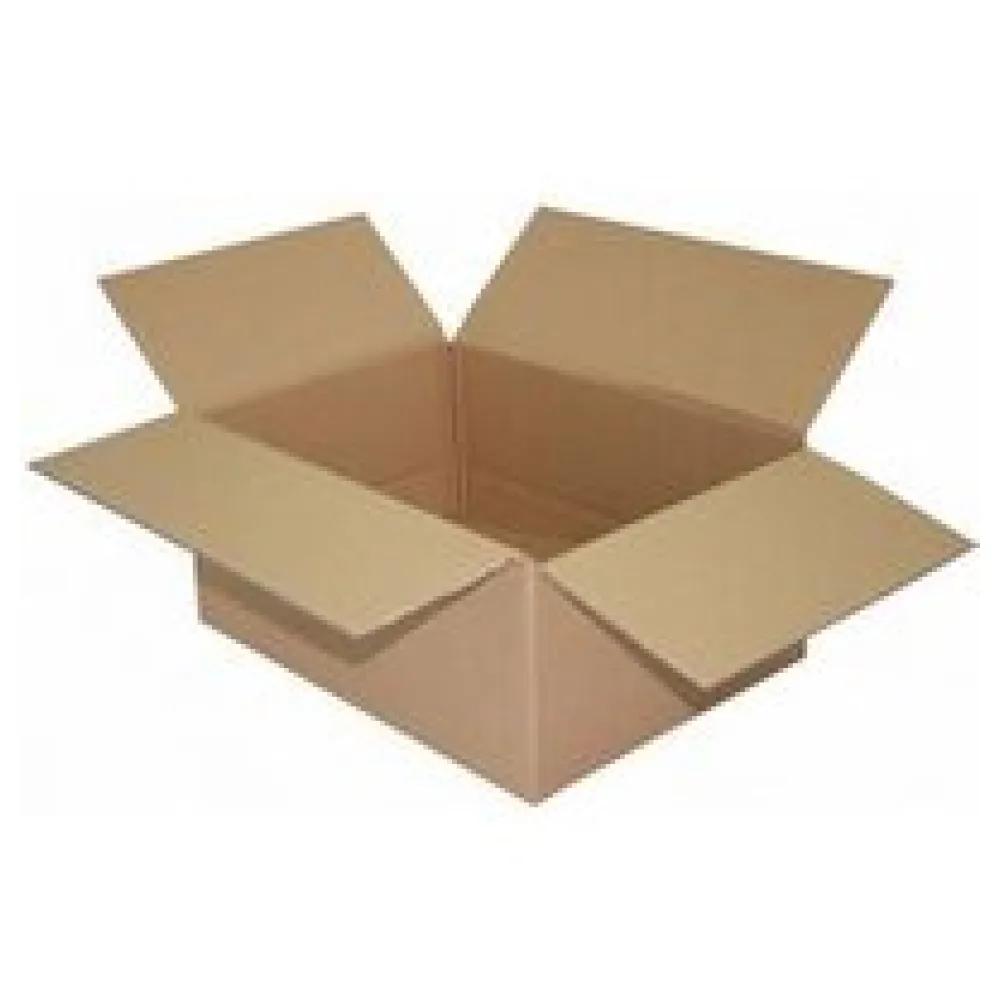Faltkarton 350x250x(100)-150mm mit variabler Höhe 1-wellig Dickwelle braun – Bild 3