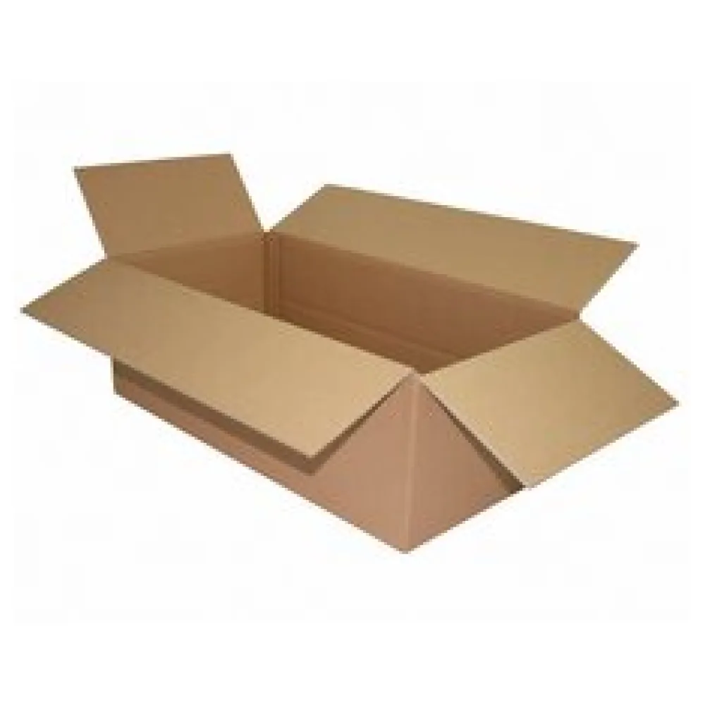 Faltkarton 600x300x(100)-200mm mit variabler Höhe 1-wellig Dickwelle braun