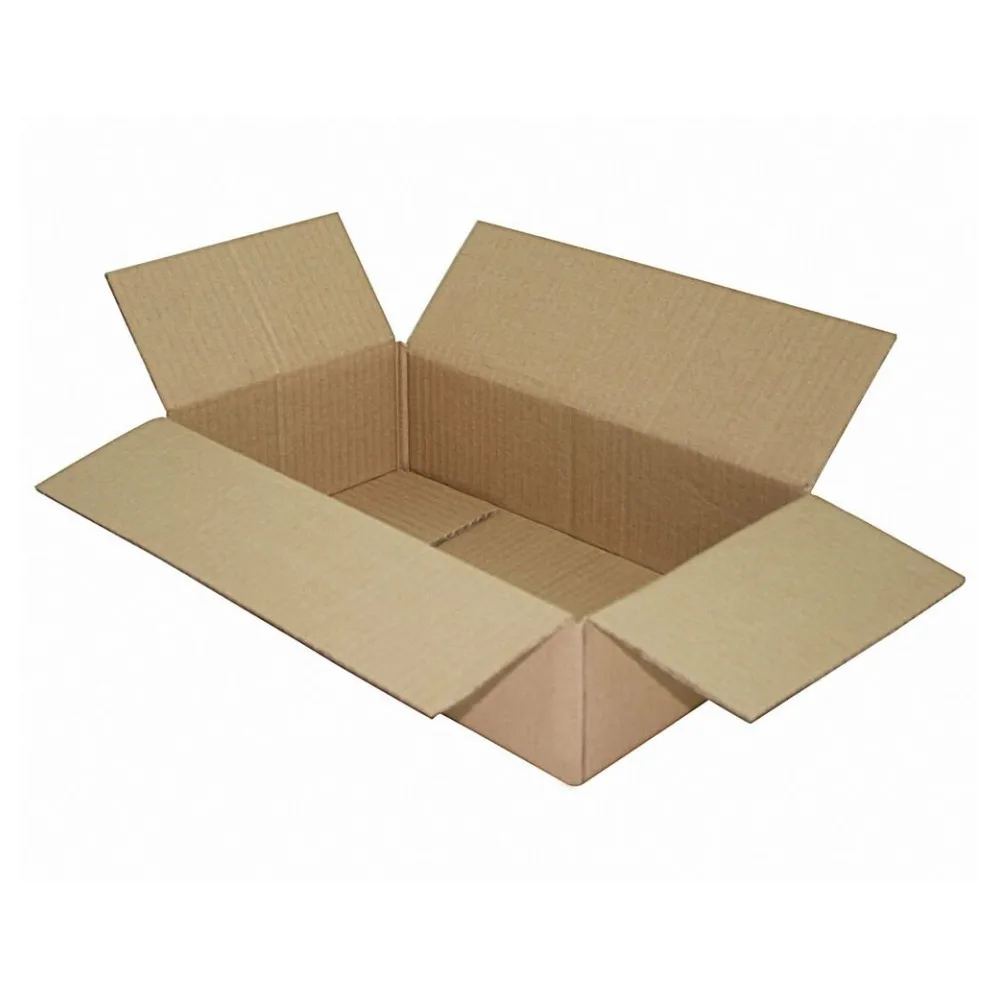 Faltkarton 350x200x90mm 1-wellig Dickwelle braun – Bild 2