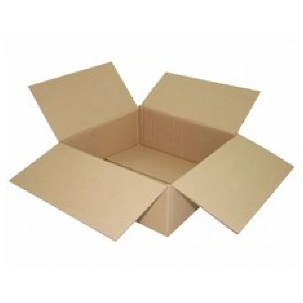 Faltkarton 350x350x130mm 1-wellig, braun