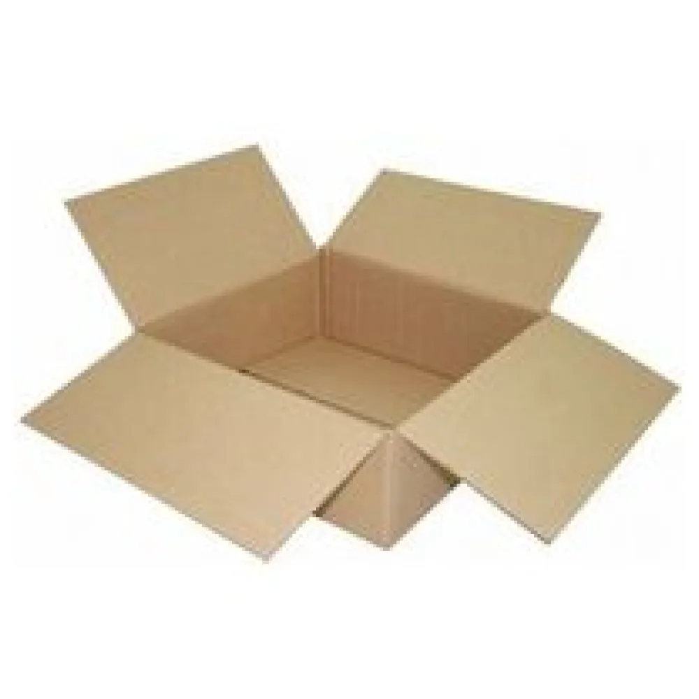 Faltkarton 350x350x130mm 1-wellig, braun – Bild 3