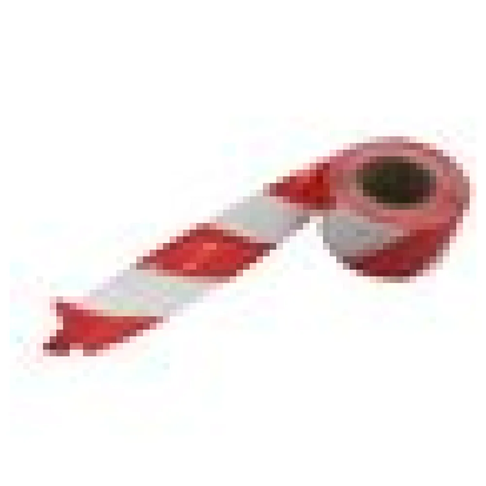 Absperrband rot weiß gestreift 75mm breit 500 Meter LDPE – Bild 4