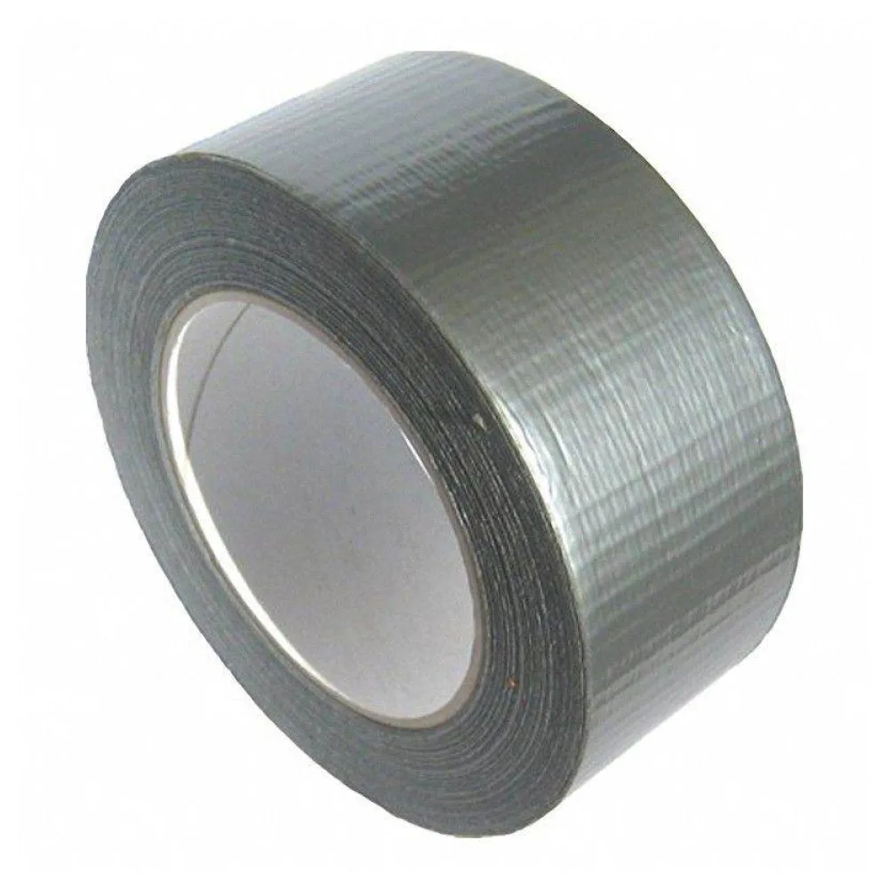 Gewebeklebeband Gewebeband extra Stabil, stark klebend und wasserfest, silber, 48mm x 50m – Bild 2