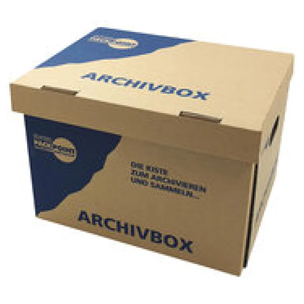 Archivbox Lagerbox 400x320x290mm extrem stabil, bis 250kg stapelbar