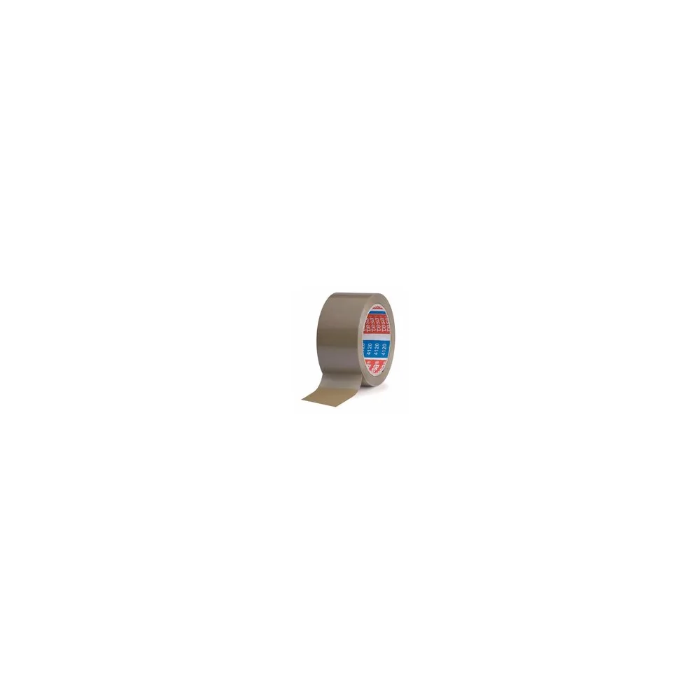 Klebeband tesapack 4120, PVC, 50mm x 66m, braun