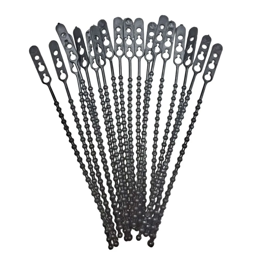 Schnellbinder Blitzbinder Länge 245mm wiederverschließbar schwarz, 100 Stk. – Bild 2