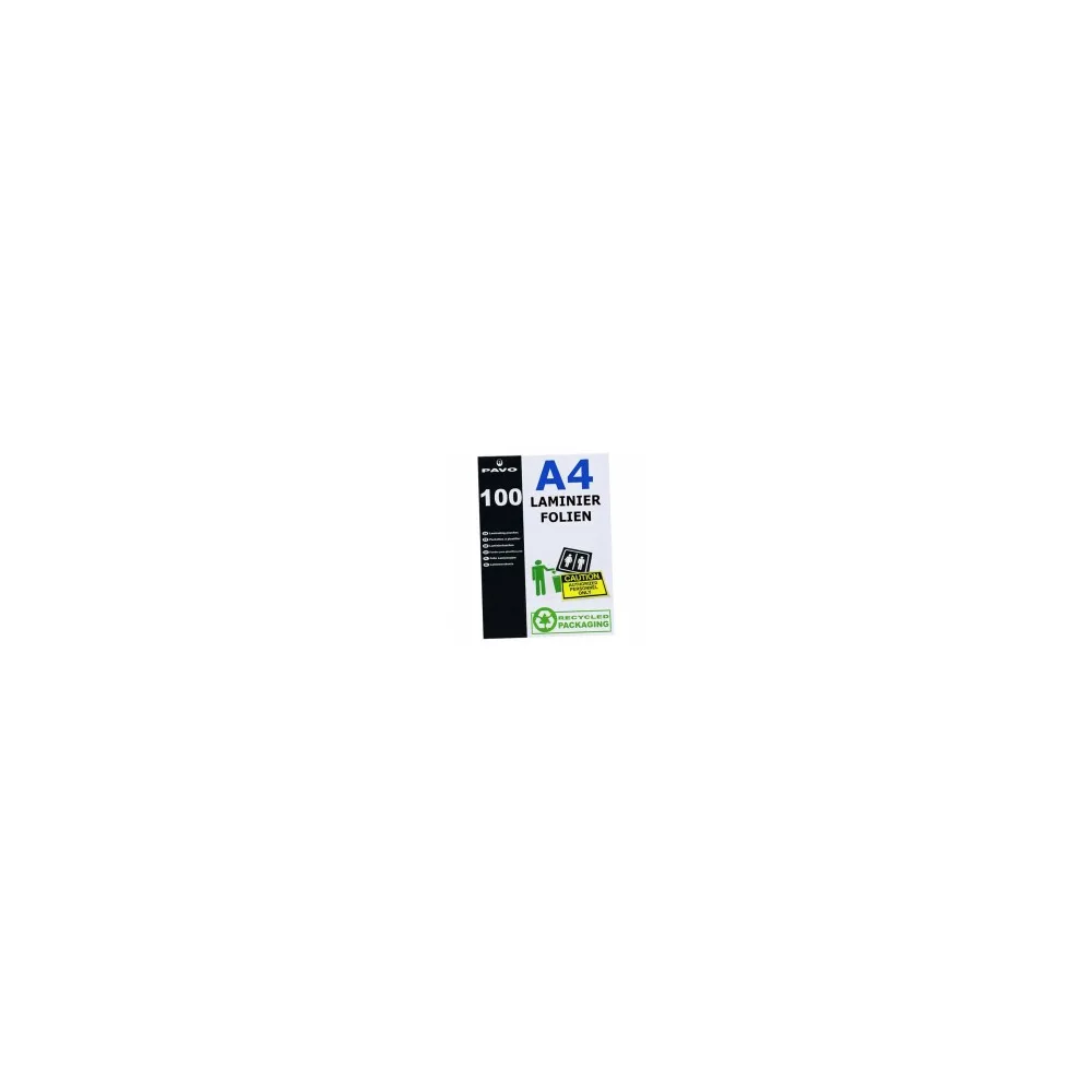 Laminierfolien A4, 216 x 303mm, 2x 75/80 mic, Hochglanz, 100 Stk.