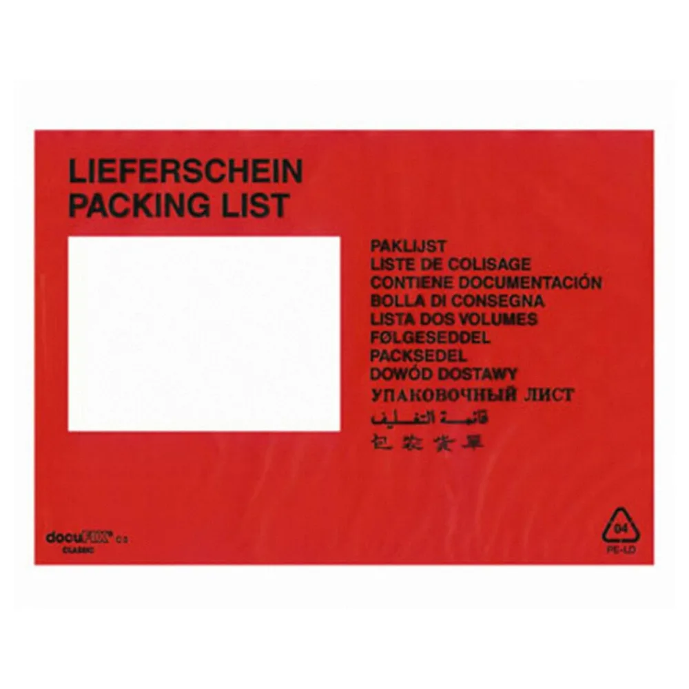 DOCUFIX Dokumententaschen *Lieferschein*, C5 240x165+20mm, 250 Stk. – Bild 2