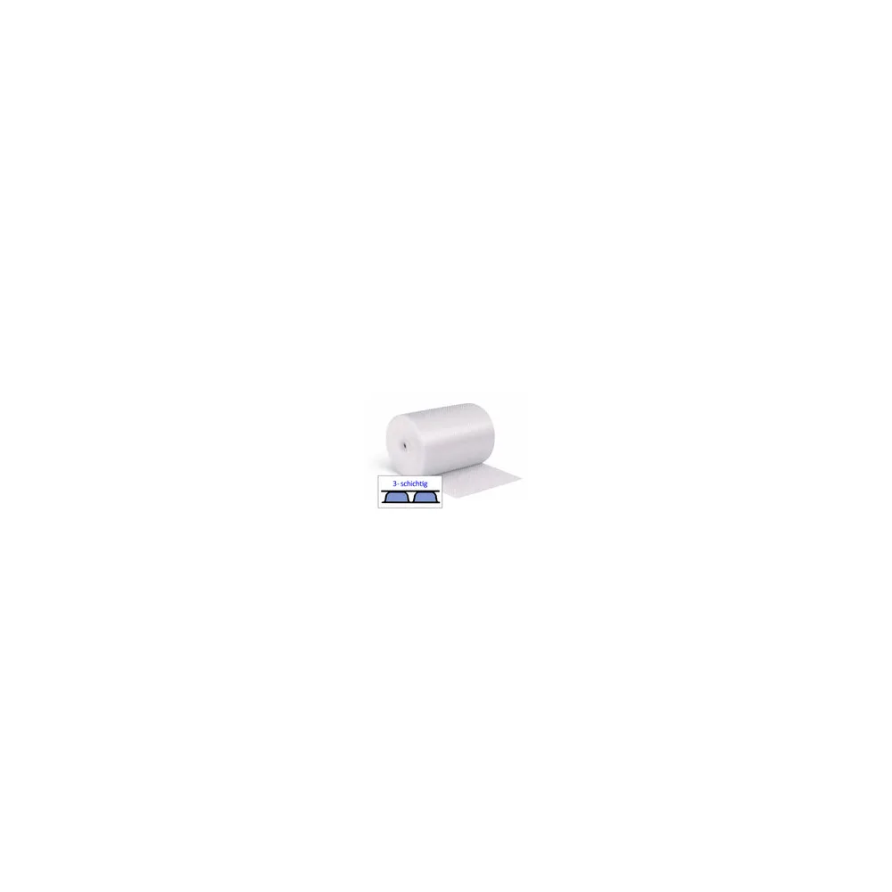 BubbleStar Luftpolsterfolie 150cm x 50m, beidseitig glatt 3-lagig