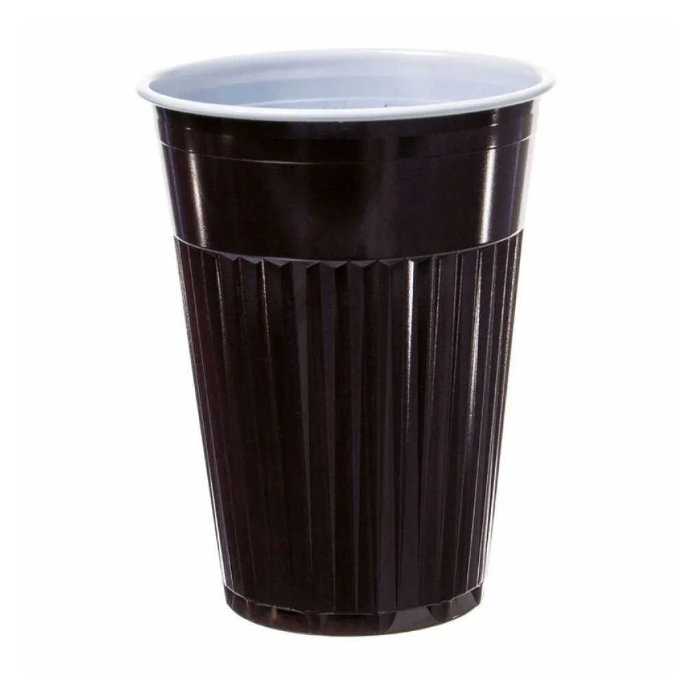 Automatenbecher Thermobecher Heißgetränkebecher braun/weiß, 180ml, 100 Stk. – Bild 2
