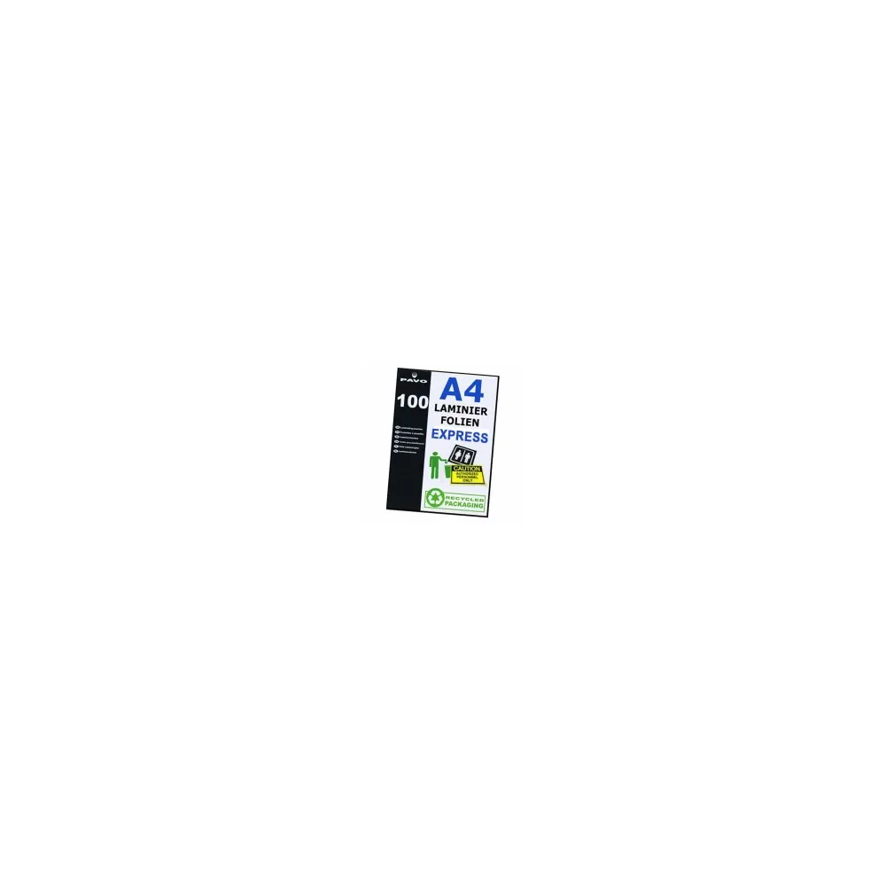 EXPRESS-Laminierfolien A4, 216 x 303mm, 2x 75/80 mic, 100 Stk.