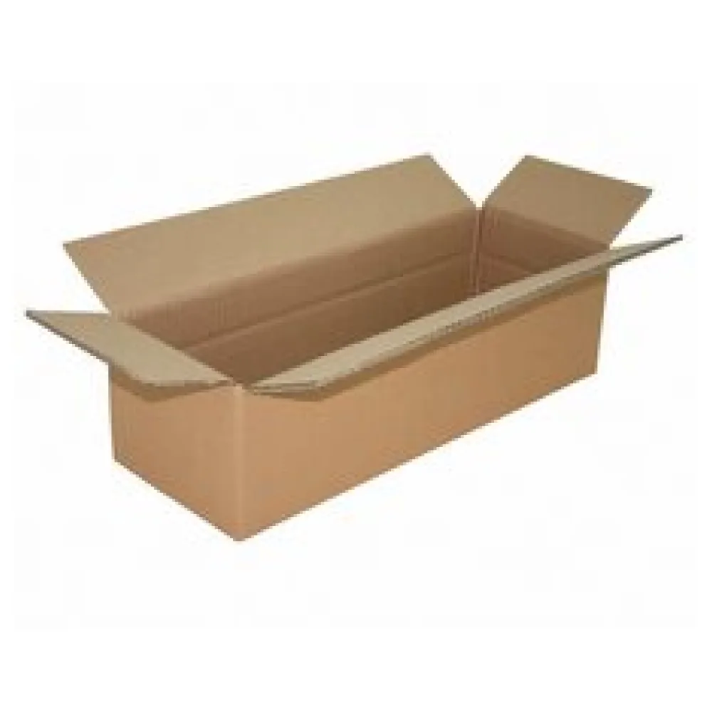 Faltkarton 460x160x(80)-115mm mit variabler Höhe 2-wellig braun