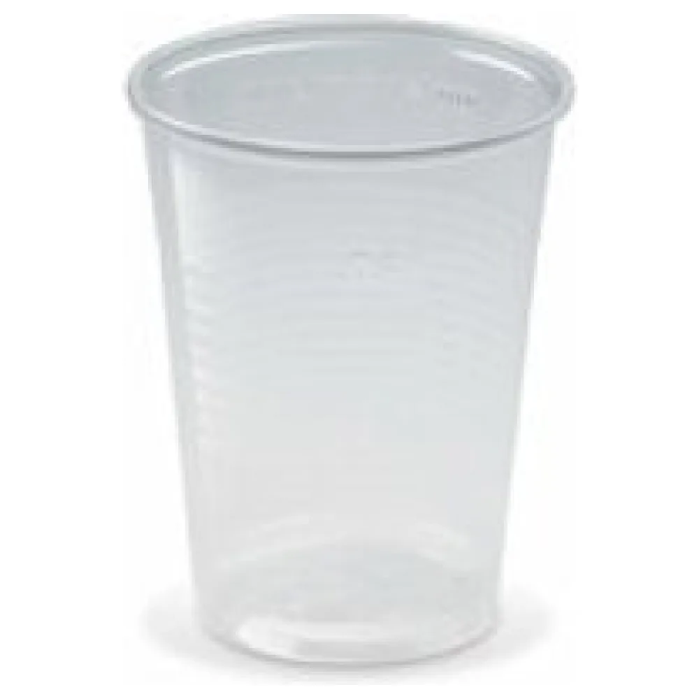 Trinkbecher transparent klar mit Eichstrich 0,4 l, 400 ml, PP, 50 Stk. – Bild 3