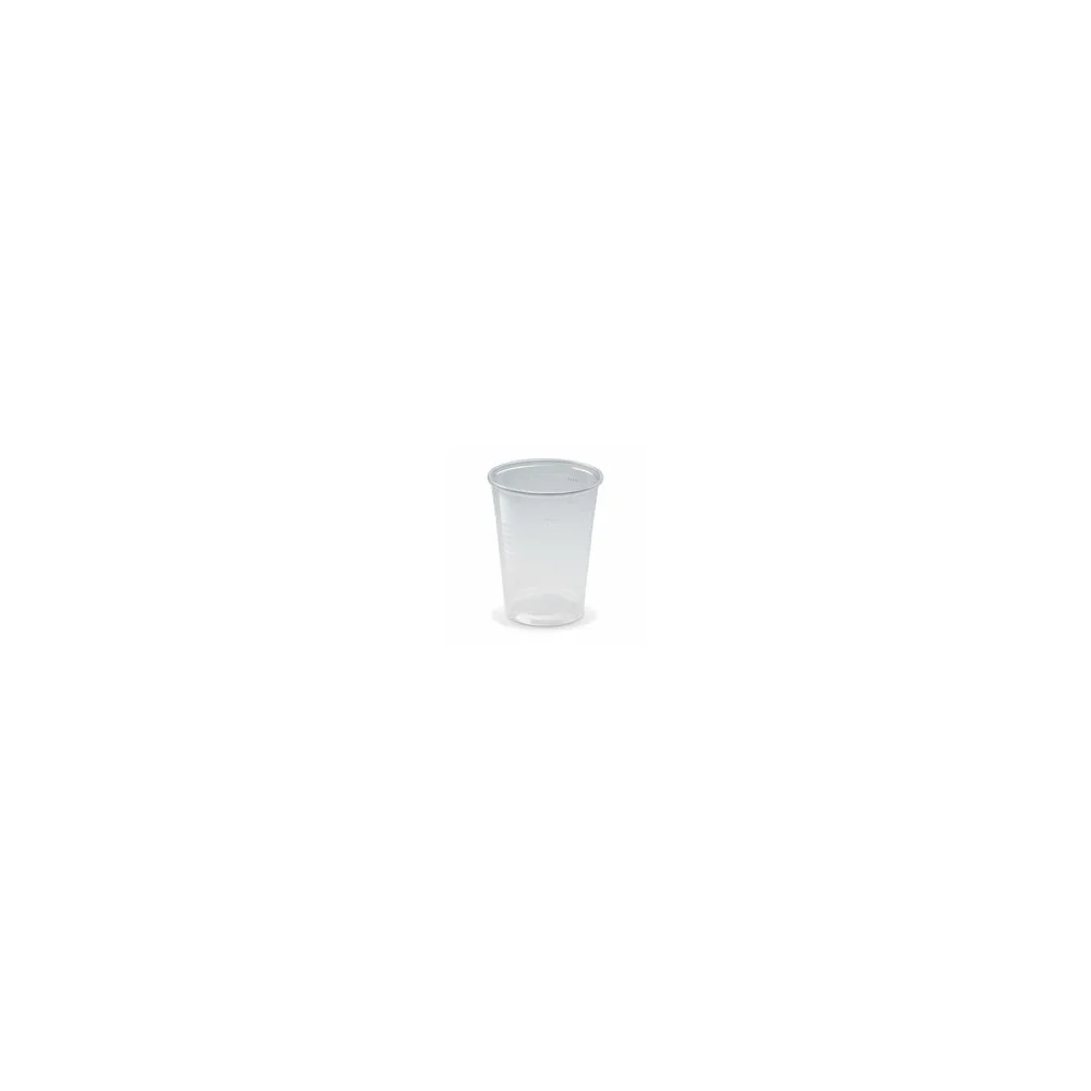 Trinkbecher transparent klar mit Eichstrich 0,4 l, 400 ml, PP, 50 Stk.