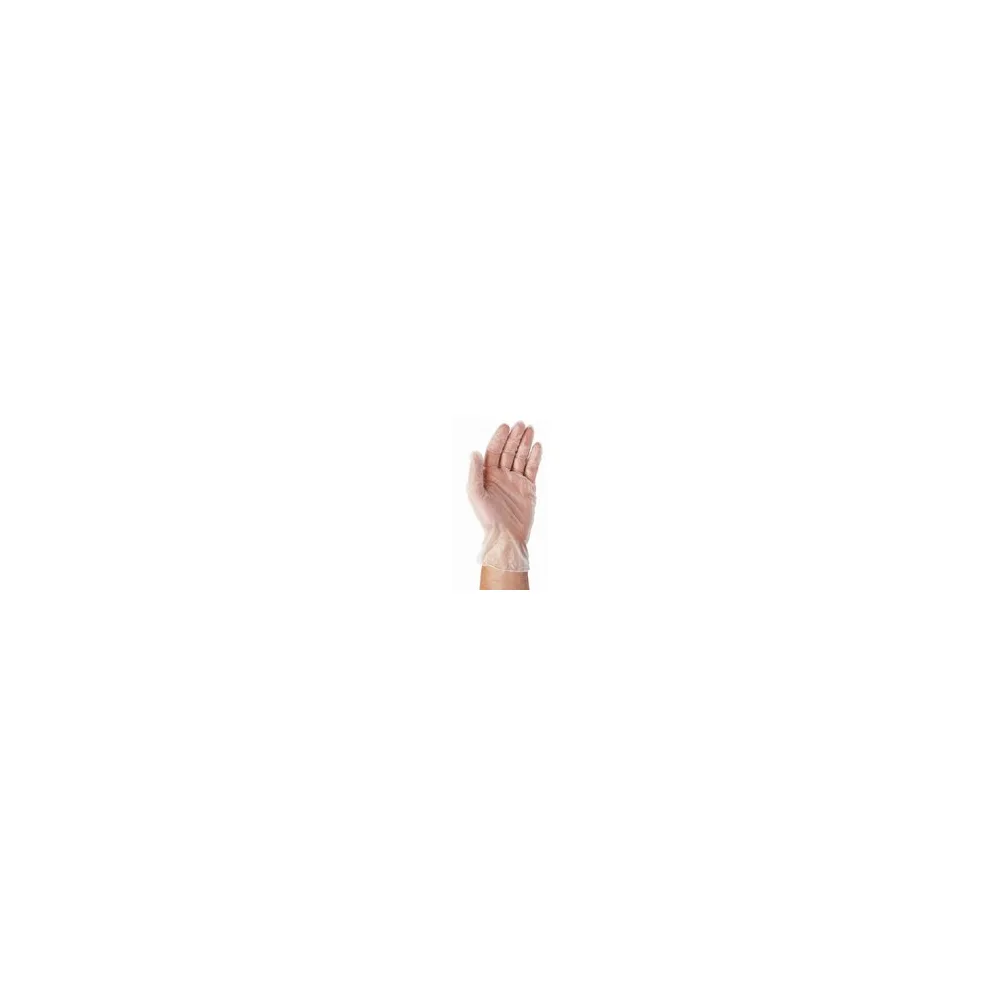 Vinyl Einweghandschuhe Vinylhandschuhe puderfrei Größe L, 100 Stk.