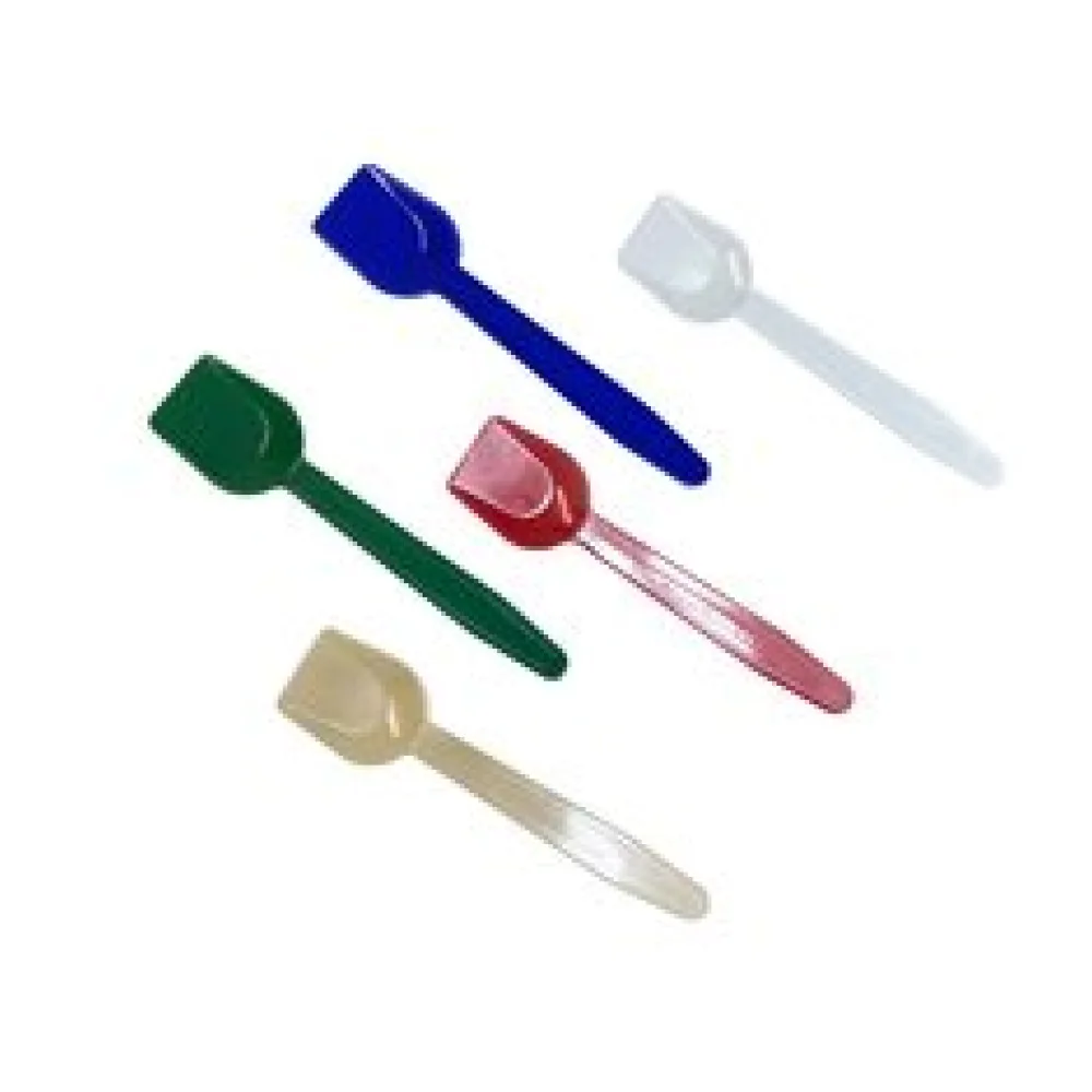 Eislöffel Eisspaten bunt 90mm mehrfach verwendbar farbig sortiert, 1000 Stk.