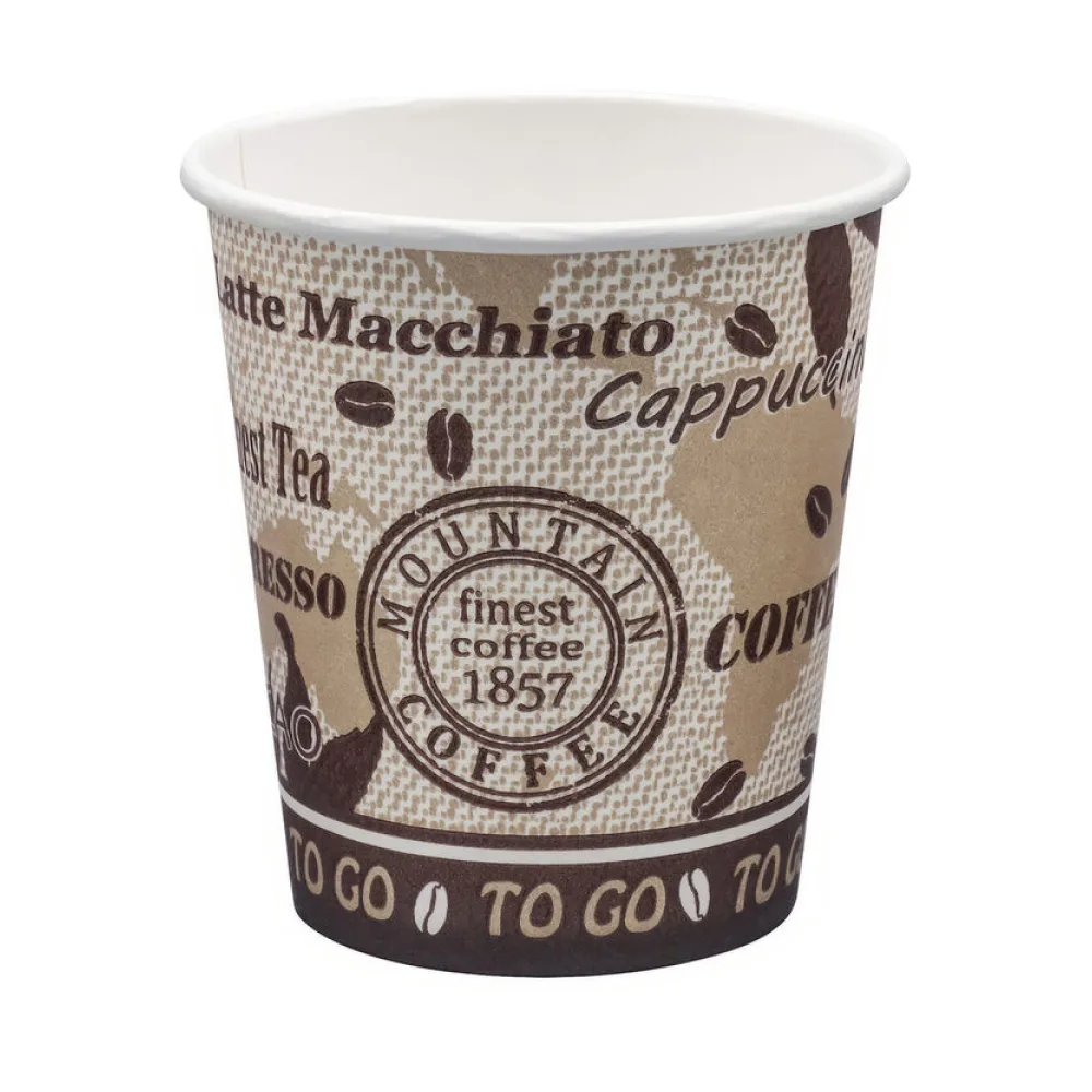 Kaffeebecher Getränkebecher 'Coffee Mountain' 180 ml, 80 Stk. – Bild 2