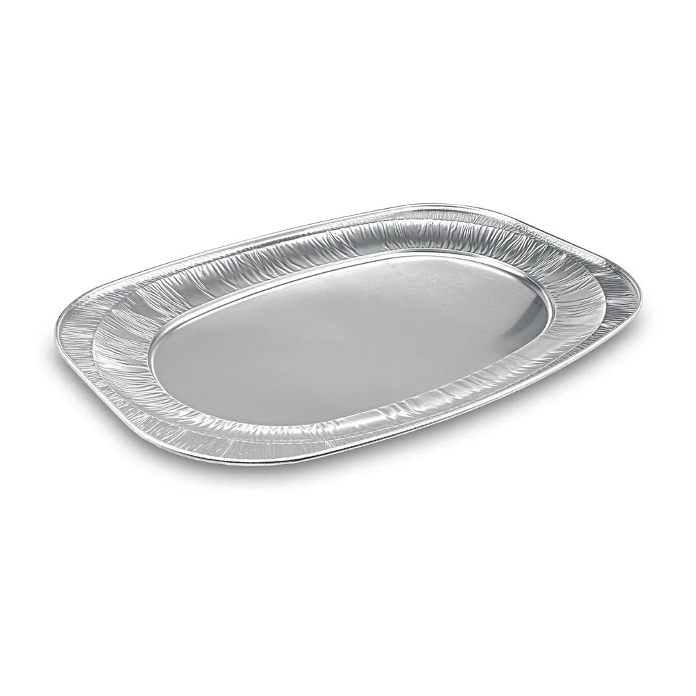 Alu-Catering-Platten Aluminium-Partyplatten Servierplatten 55 x 36 cm, 5 Stk. – Bild 2