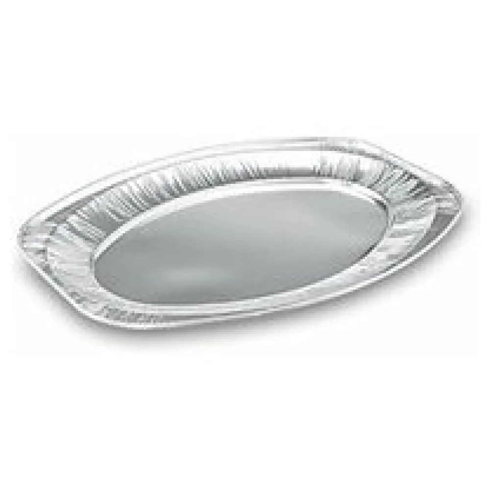 Alu-Catering-Platten Aluminium-Partyplatten Servierplatten 43 x 29 cm, 5 Stk. – Bild 3