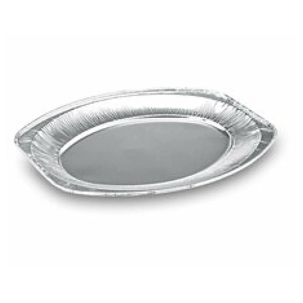 Alu-Catering-Platten Aluminium-Partyplatten Servierplatten 35 x 24 cm, 10 Stk.