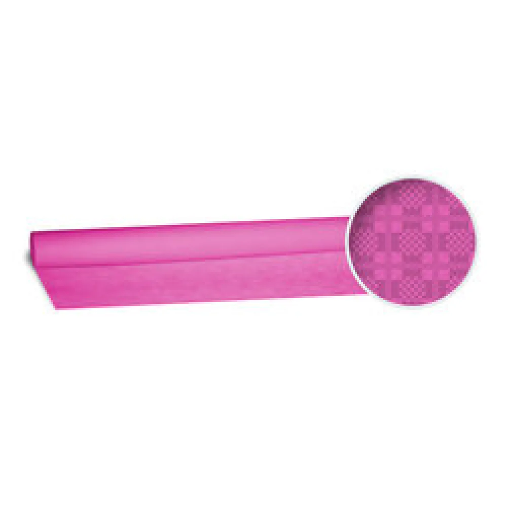 Damasttischdecke Tischtuch aus Papier, gerollt 1,20m x 8m, rosa