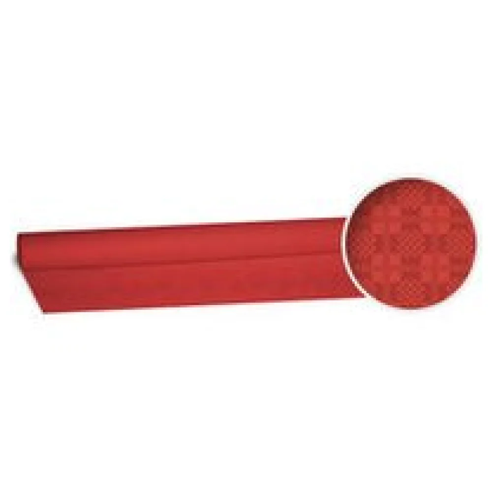 Damasttischdecke Tischtuch aus Papier, gerollt 1,20m x 8m, rot – Bild 3