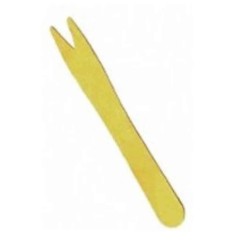Holz Pommes-Frites Gabel, Snackgabel, Schaschlikgabeln, 85mm, robust, 1000 Stk. – Bild 3