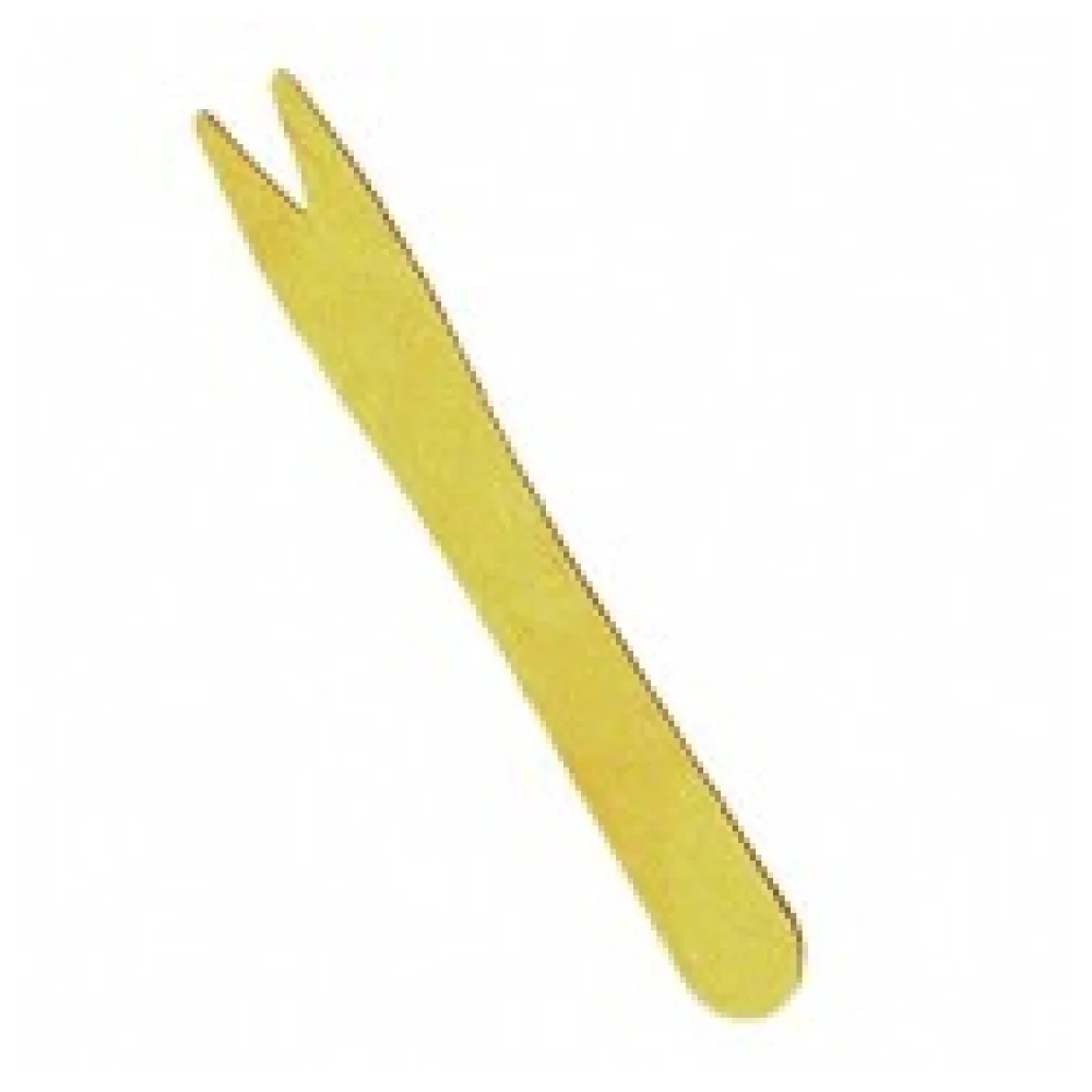 Holz Pommes-Frites Gabel, Snackgabel, Schaschlikgabeln, 85mm, robust, 1000 Stk.
