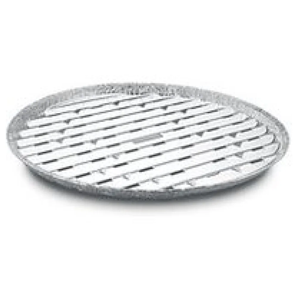 Alu-Grillpfannen Grillschalen BBQ rund ALU O 34cm, mehrfach verwendbar, 3 Stk. – Bild 3
