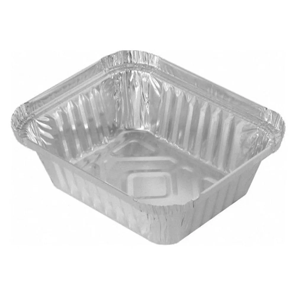 Alu-Servierschale Aluschale Grillschale 470ml, 145x120x41mm, 100 Stk. – Bild 2