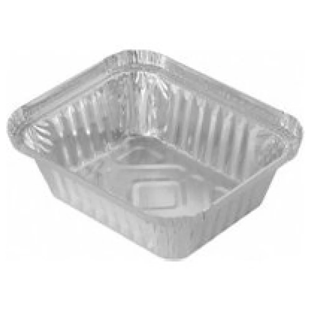 Alu-Servierschale Aluschale Grillschale 470ml, 145x120x41mm, 100 Stk. – Bild 3