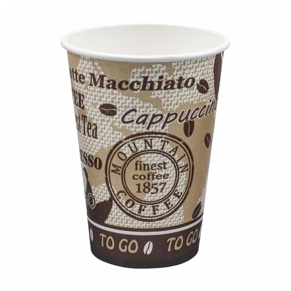 Automatenbecher Kaffeebecher 80mm O 'Coffee Mountain' 250 ml 75 Stk. – Bild 2