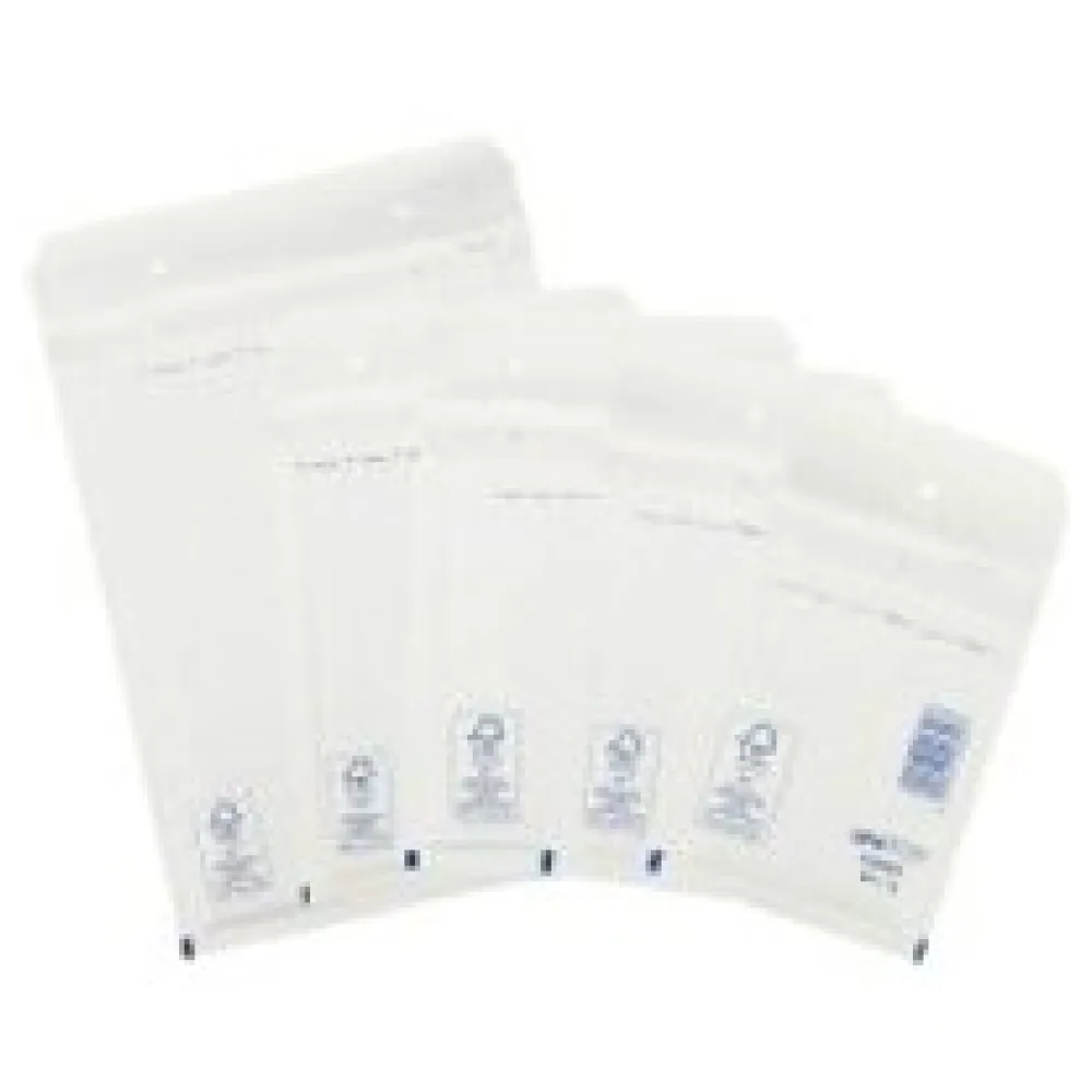 BUDGET Luftpolstertaschen 2/B-12, 120x215mm, passend für A6, weiß, 200 Stk. – Bild 3