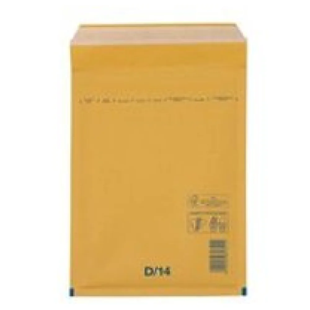 BUDGET Luftpolstertaschen 4/D-14 180x265mm passend für A5, braun, 100 Stk. – Bild 3