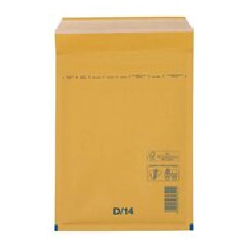 BUDGET Luftpolstertaschen 4/D-14 180x265mm passend für A5, braun, 100 Stk.